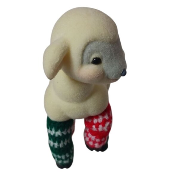 Vtg Hallmark Lamb In Legwarmers Christmas Ornament Holiday Decor Collectible - Picture 6 of 7